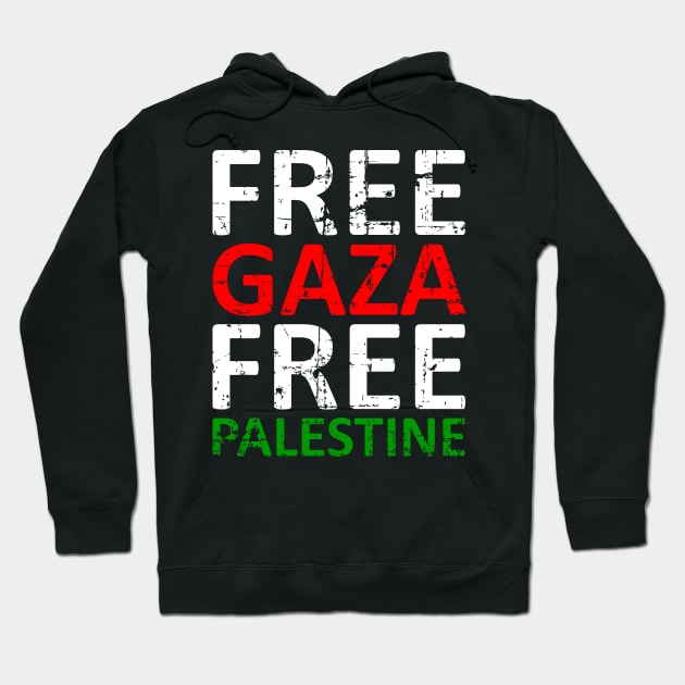 Free Gaza Free Palestine - Israel Should Stop Terror Hoodie by mangobanana